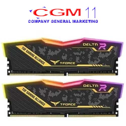 TEAM DELTA RGB TUF DDR4 - 2666 16GB (8GBX2) (Black)