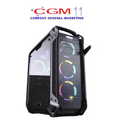 CASE PANZER-G / MID TOWER / MILLITARY STYLE DESIGN / TEMPERED GLASS COVER