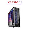 CASE PANZER / MID TOWER / MILLITARY STYLE DESIGN / TEMPERED GLASS COVER / 3 LED FAN