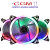 PARADOX GAMING FAN MIXED RAINBOW COLOR F12RB218MIX1 (RAINBOW I) – 2 Ring FAN SPEED 1200RPM±10%;