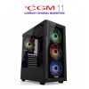 PARADOX GAMING MASAMUNE FAN SLOTS Front PREINSTALED 3 x 120mm VICTORY INNER AUTO RGB